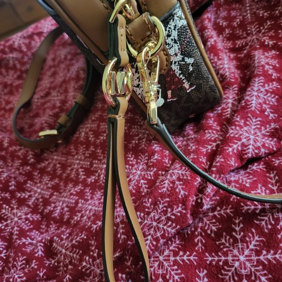 BRAND NEW AUTHENTIC MICHAEL KORS Hand Bag Leather Purse Crossbody MK - Picture 13 of 13